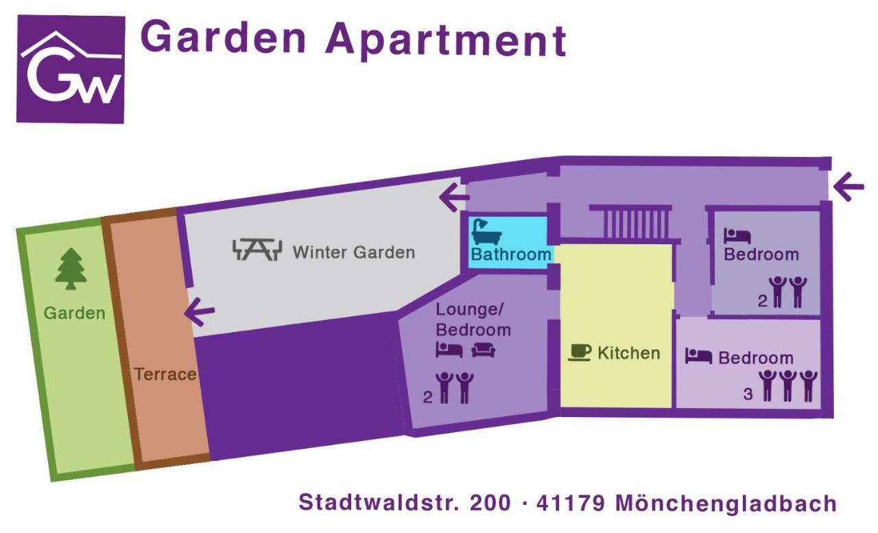 Gaestewohnung Moenchengladbach Mönchengladbach Exterior foto
